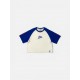 Fila Λευκό-Μπλε Crop T-Shirt 2XL